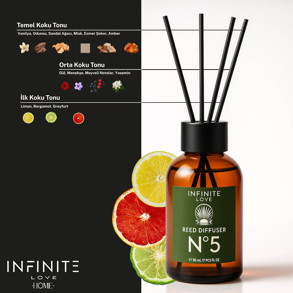 Kırmızı Epoksi&Zeytin Oda Kokusu (Reed Diffuser) +4 adet koku hediyeli