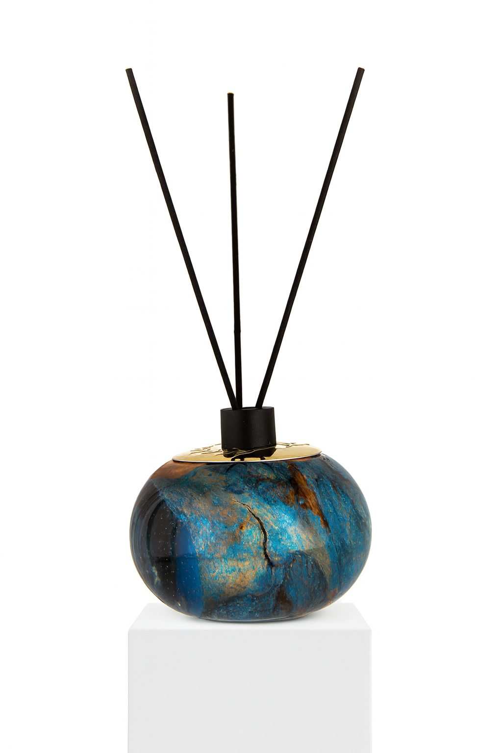 Mavi Epoksi&Zeytin Oda Kokusu (Reed Diffuser) +4 adet koku hediyeli