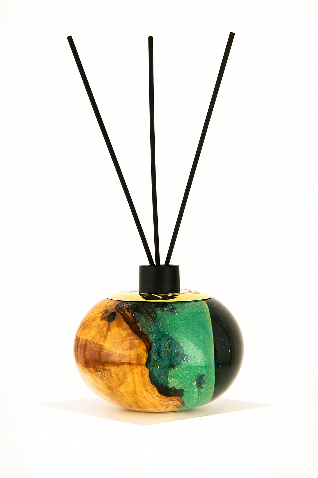 Yeşil  Epoksi&Zeytin Oda Kokusu (Reed Diffuser) +4 adet koku hediyeli