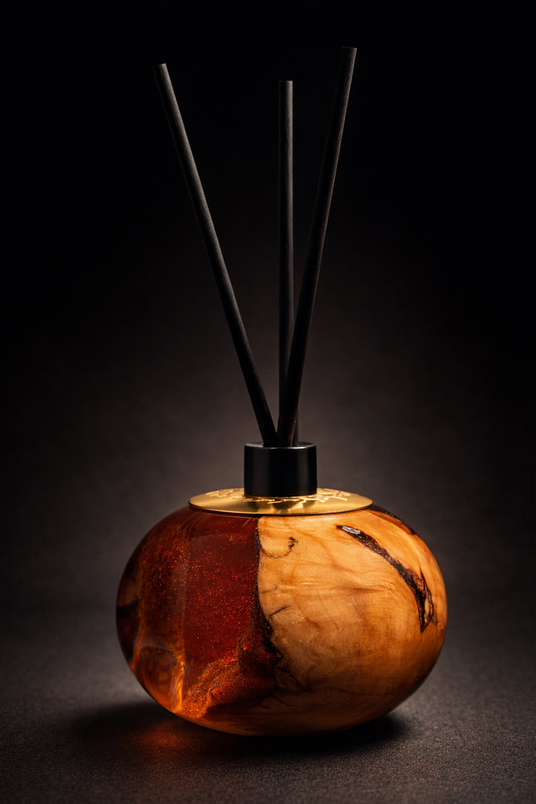 12 Cm Kırmızı Epoksi&Zeytin Oda Kokusu (Reed Diffuser) +4 adet koku hediyeli