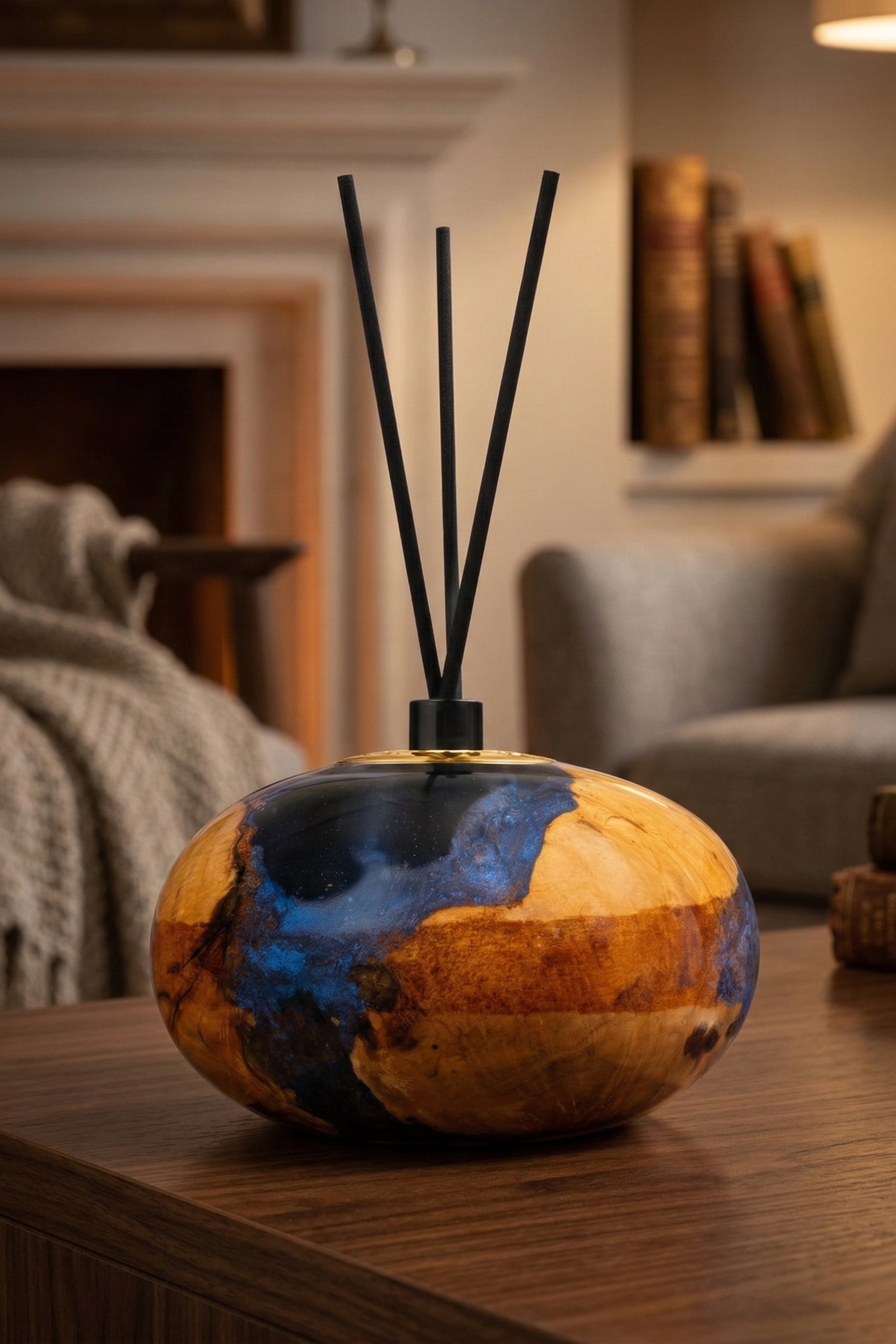 Mavi  Epoxy 19 cm oda kokusu +4 adet koku hediyeli